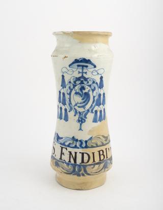 Albarello, Spanish, from Talavera 1660-1740