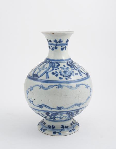 Blue and white pharmacy jar, North Italy, 1701-1850