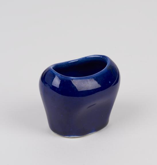 Earthenware eye baths, English, 1901-1950