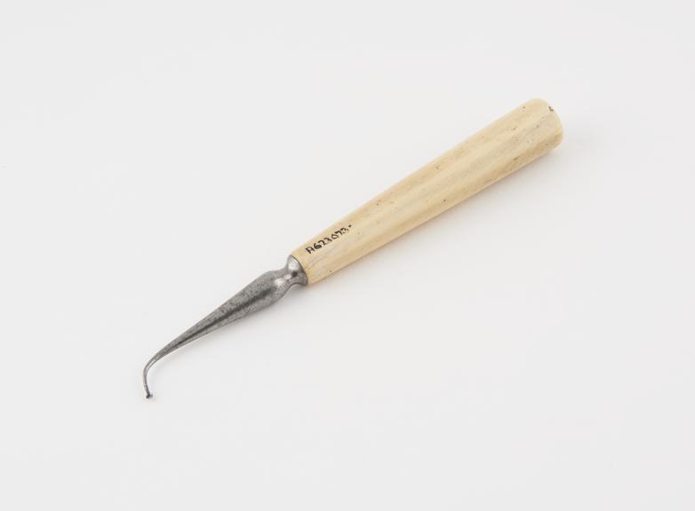 Dental burnisher, steel with ivory handle, England or USA