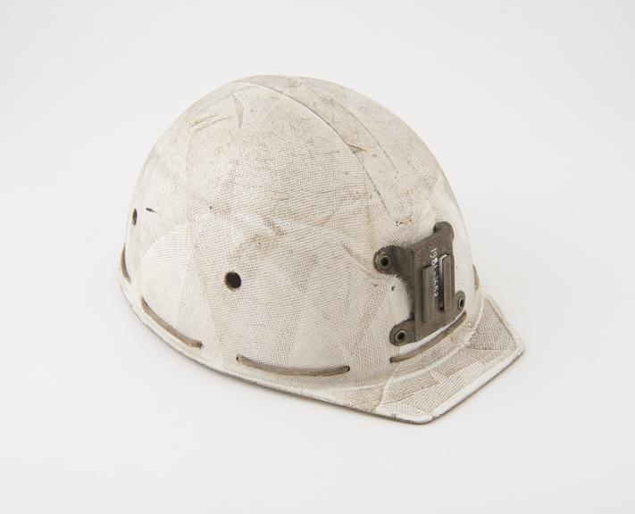 One of five patterns of miner's safety helmets