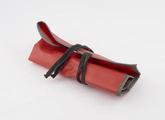 Red case containing tools for the Jarvik Artificial Heart System