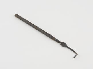 Dental stopper, steel, probably English, 1850-1890