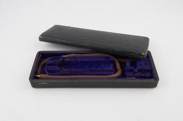 Two lengths of rubber tubing