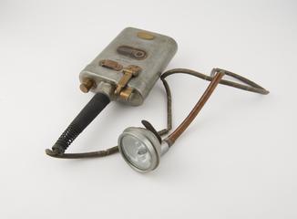 Oldham miner's electric safety lamp
