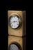 Clock, guard's, ovoid type, brass and lignum vitae case