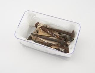 Collection of nails used in building
