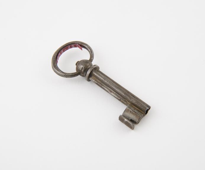 Key for large iron padlock