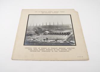 Photograph of sewage works in Tinsley, Sheffield.