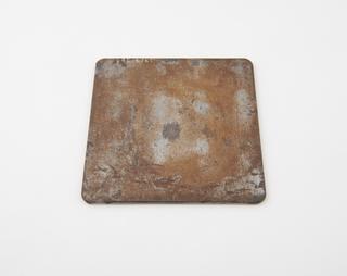 Metal base plate for vicat needle testing equipment