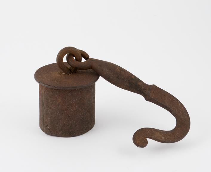 Iron and lead weight, Europe, 1500-1850