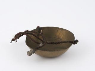 Brass weighing pan