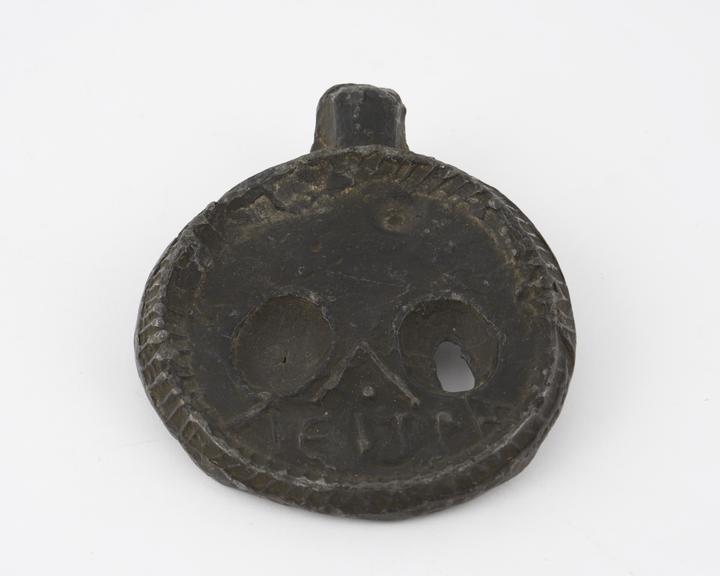 Lead apothecary's weight, said to be English, 15th-18th century