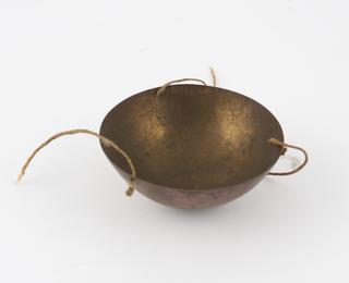 Brass weighing pan
