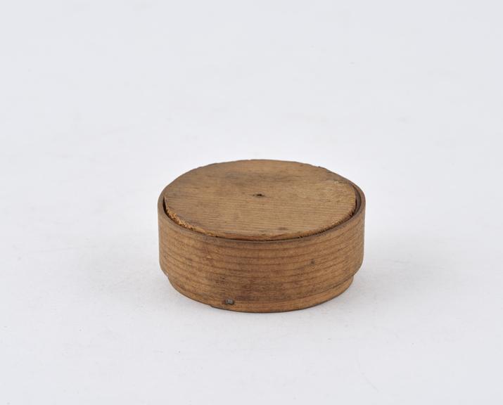 Wooden pill box