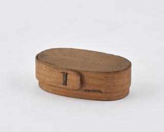 Wooden pill box
