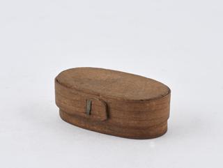 Wooden pill box