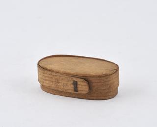 Wooden pill box
