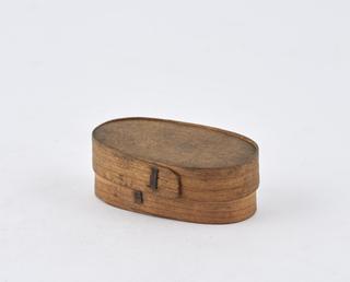 Wooden pill box