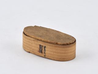 Wooden pill box