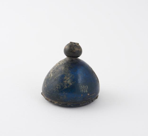 Glass object, possibly part of an Arab alembic