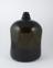 Storage bottle, green glass, unlabelled, English