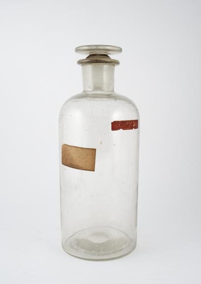 Reagent bottle, empty, supplied by Godfrey and Cooke, London