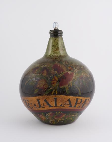 Carboy, originally contained tincture of jalap, 1790 to 1860