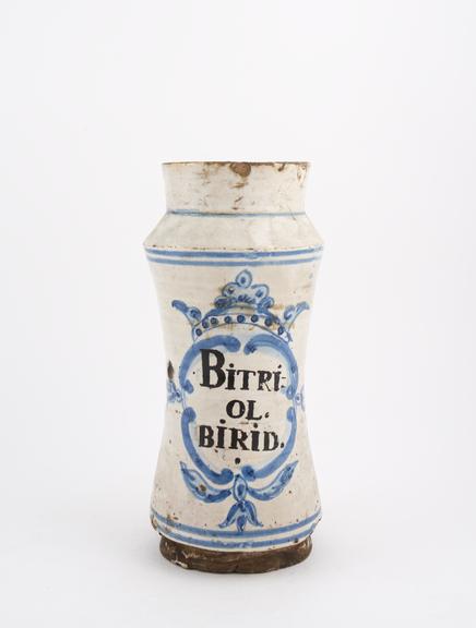 Albarello, probably Spanish, 18th century