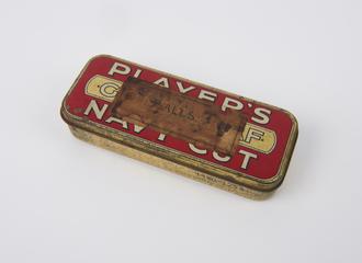 Tin labelled 'Balls'