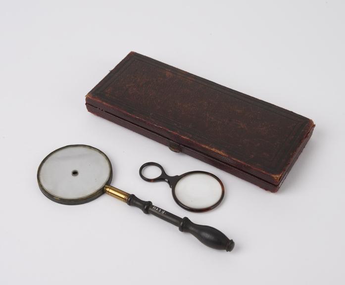 Ophthalmoscope, in case, 1855-60