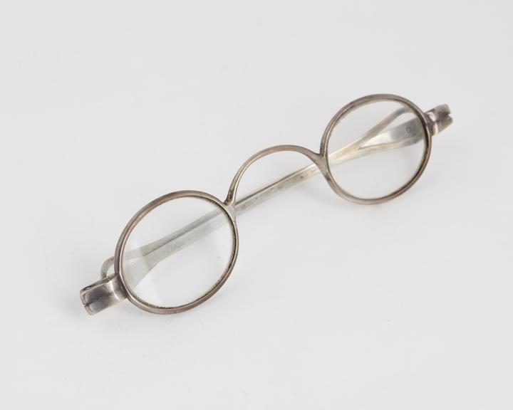 Straight spectacles, silver, hallmarked, Birmingham