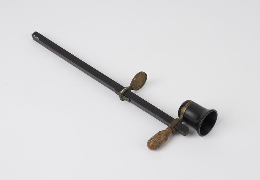 Optometer, objective or subjective, possibly English, 1831-1900