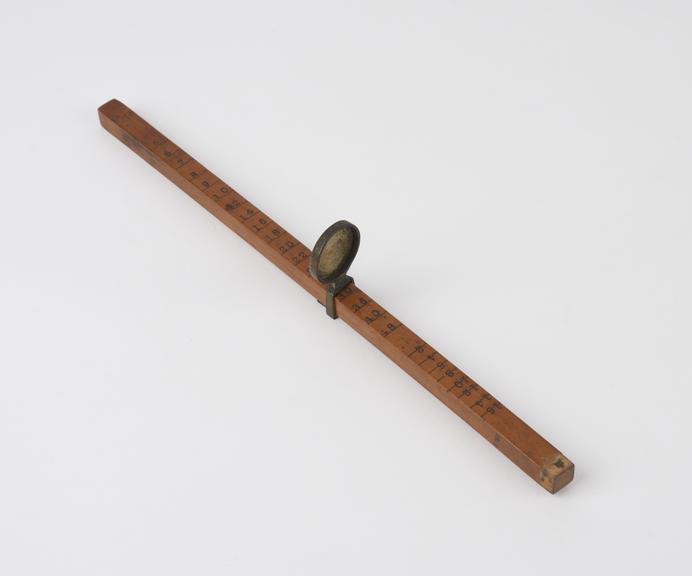 Optometer, objective or subjective, possibly English, 1831-1900