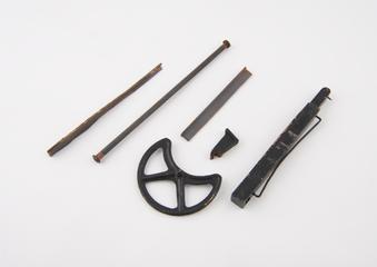 Pieces of a model refuse destructor