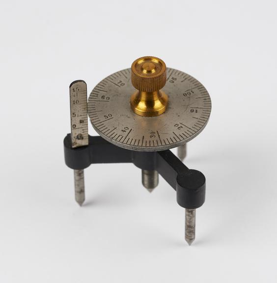 Micrometer, possibly for measuring lenses, made in England(?)