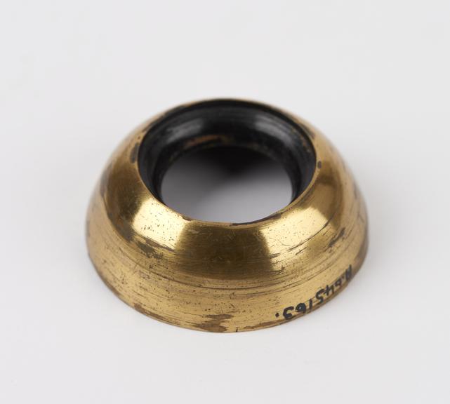 Metal ring, originally part of a demonstration model of an eye