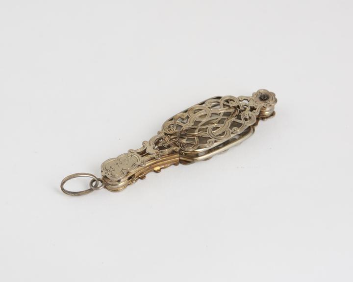 Hand, transverse folding, sprung spectacles,