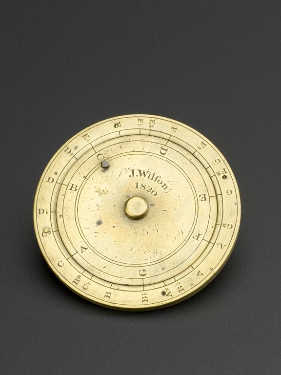 Musical transposition calculator, brass