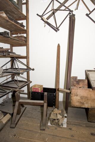 Pieces of glass in paper