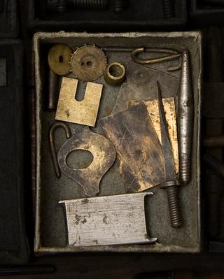 Piece of flat steel, ends cut out