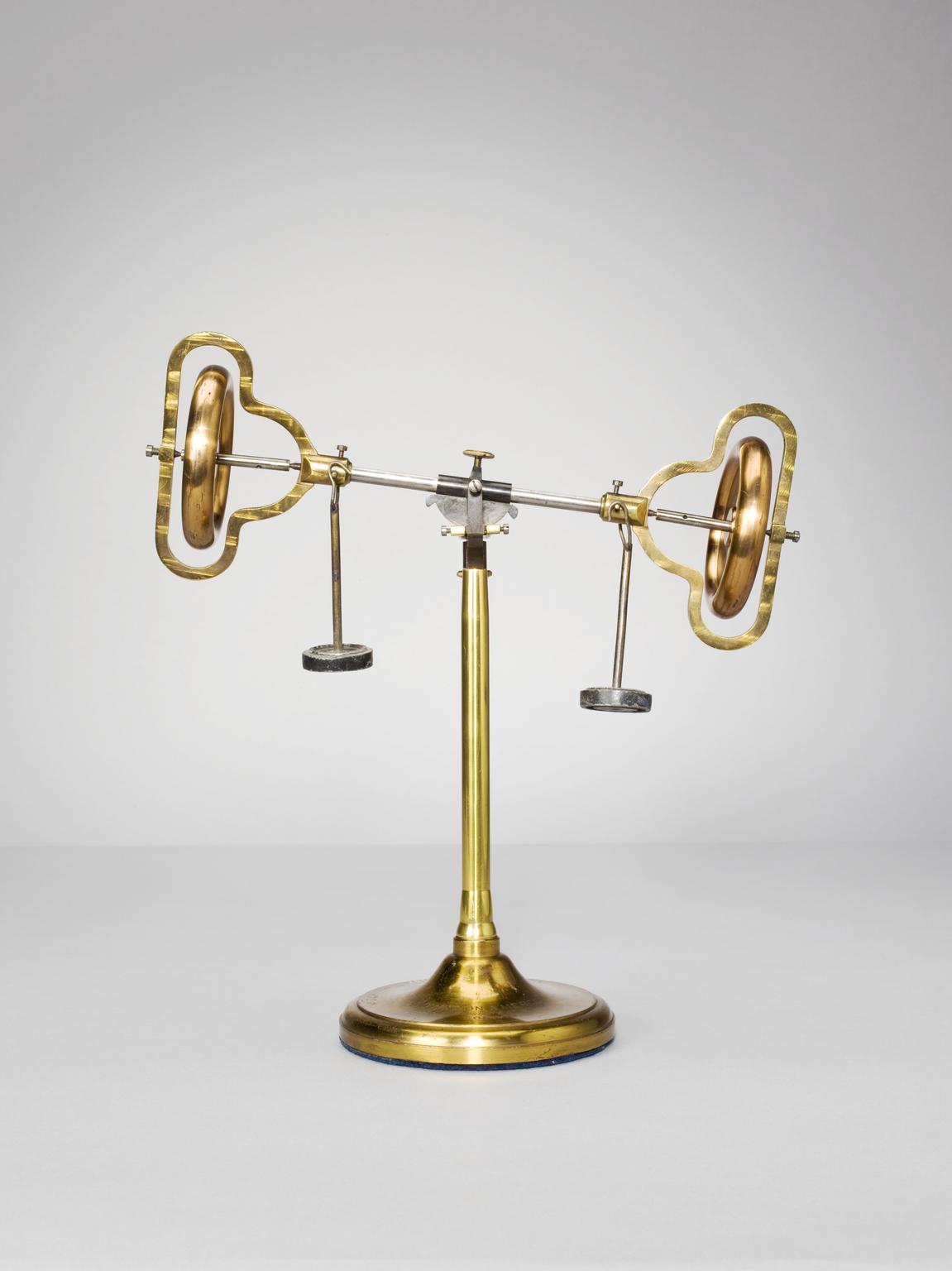 Double Gyroscope Apparatus, with components | Science Museum Group ...