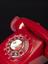 Telephone handset, red, HD671-11