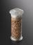 Specimen jar of oat seeds with Diss ergot, Egypt, 1870-1940