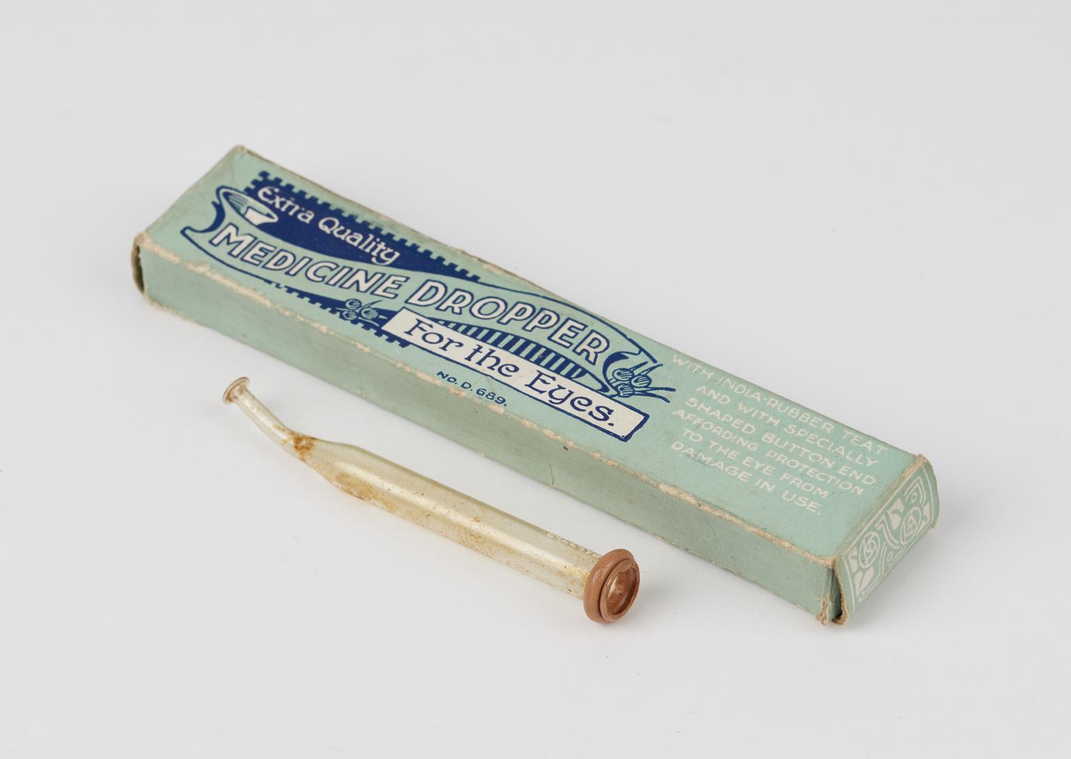 Eyedropper, glass and rubber | Science Museum Group Collection