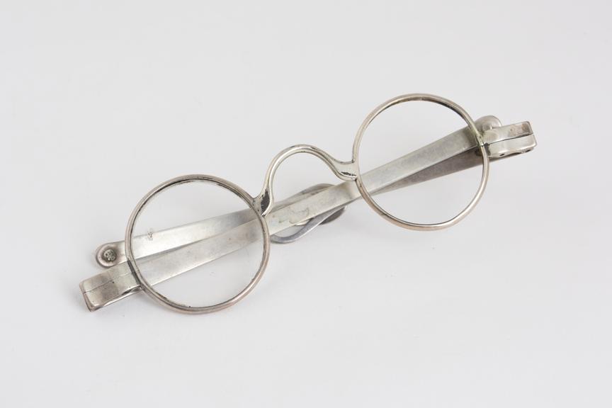 Turn pin spectacles, silver frame, Birmingham hallmark, English