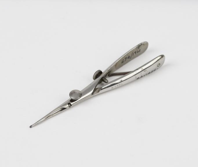 Bowman's canaliculus dilator, nickel-plated, by Weiss of London