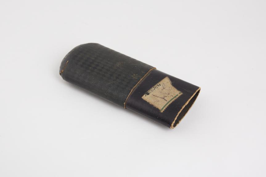 Pull-off spactacle case, half only, blade tooled cardboard