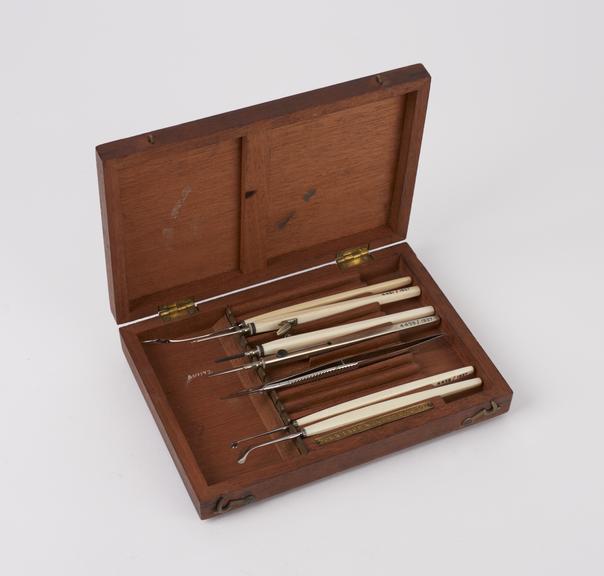 Ophthalmic instrument set