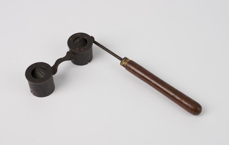 Optical instrument with wood handle